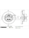 Fremax Brake Rotor Solid Pair Rear For Honda Civic BD-1714 Fremax - Micks Gone Bush
