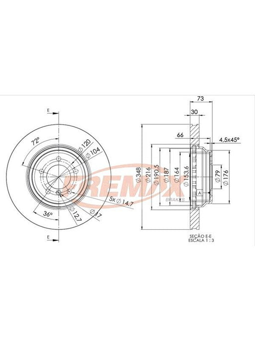 Fremax Brake Rotor (Single) Front BD-1973 Fremax - Micks Gone Bush