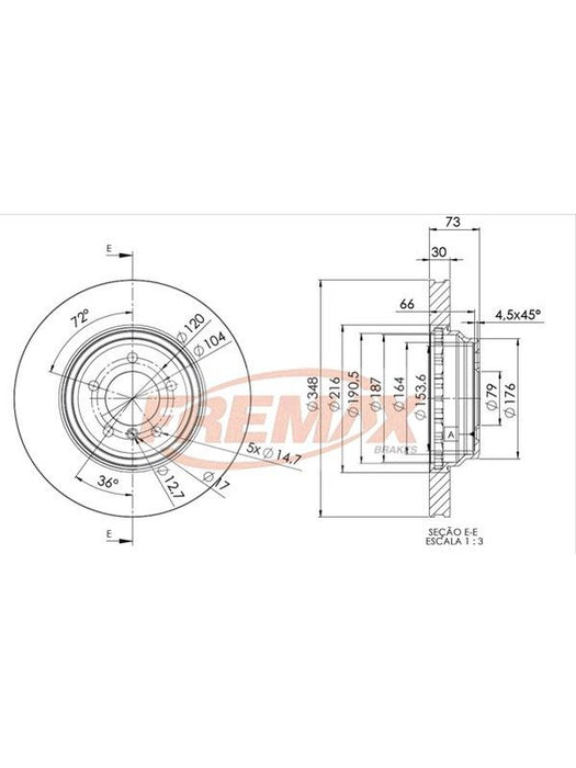Fremax Brake Rotor (Single) Front BD-1973 Fremax - Micks Gone Bush