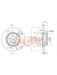 Fremax Brake Rotor (Single) Front BD-1973 Fremax - Micks Gone Bush