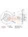 Fremax Brake Rotor (Pair) Front BD-2038 Fremax - Micks Gone Bush