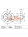 Fremax Brake Disc Rear Pair BD-2043 Fremax - Micks Gone Bush