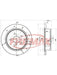 Fremax Brake Disc Rear Pair BD-2082 Fremax - Micks Gone Bush