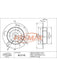 Fremax Brake Rotor (Pair) Solid BD-2740 Fremax - Micks Gone Bush