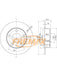 Fremax Brake Disc Rear Pair BD-2746 Fremax - Micks Gone Bush