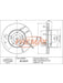 Fremax Brake Disc Front Pair BD-2829 Fremax - Micks Gone Bush