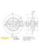 Fremax Brake Rotor (Pair) Rear BD-2889 Fremax - Micks Gone Bush