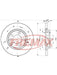 Fremax Brake Disc Rear Pair VW Transporter T5 16" Wheel BD-3021 Fremax - Micks Gone Bush