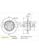 Fremax Brake Disc Rear Pair Bmw E87118 120 E90 318 320 325 BD-3406 Fremax - Micks Gone Bush