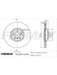 Fremax Brake Disc Front Lhs Bmw X5M E70 BD-3492 Fremax - Micks Gone Bush