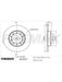 Fremax Brake Disc Rear Pair BD-3957 Fremax - Micks Gone Bush