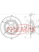Fremax Brake Disc Rear Pair BD-3962 Fremax - Micks Gone Bush