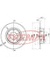 Fremax Brake Disc Rear Pair BD-4062 Fremax - Micks Gone Bush