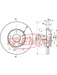 Fremax Brake Disc Front Pair BD-4063 Fremax - Micks Gone Bush