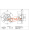 Fremax Brake Disc Front Pair BD-4125 Fremax - Micks Gone Bush