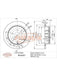 Fremax Brake Disc Rear Pair BD-4207 Fremax - Micks Gone Bush