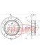 Fremax Brake Disc Rear Pair BD-4250 Fremax - Micks Gone Bush