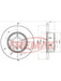 Fremax Brake Disc Front Each Bmw E87 116, 118 BD-4629 Fremax - Micks Gone Bush