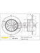 Fremax Brake Rotor Solid Each Rear BD-4696 Fremax - Micks Gone Bush