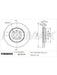 Fremax Brake Disc Front Pair Bmw E30 323I 325E BD-4749 Fremax - Micks Gone Bush