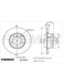 Fremax Brake Disc Front Each Bmw E39 523 525 535 BD-4839 Fremax - Micks Gone Bush