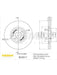 Fremax Brake Rotor Vented Pair Front BD-5017 Fremax - Micks Gone Bush