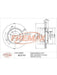 Fremax Brake Rotor Vented Pair Rear BD-5193 Fremax - Micks Gone Bush