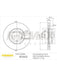 Fremax Brake Disc Front Pair BD-5632 Fremax - Micks Gone Bush