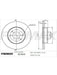 Fremax Brake Disc Front Pair BD-5800 Fremax - Micks Gone Bush