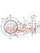 Fremax Brake Disc Rear Pair BD-5803 Fremax - Micks Gone Bush