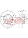 Fremax Brake Disc Front Pair BD-5812 Fremax - Micks Gone Bush