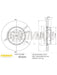 Fremax Brake Disc Front Pair BD-6041 Fremax - Micks Gone Bush