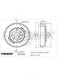 Fremax Brake Drum For Mazda 2 Rear BD-6042 Fremax - Micks Gone Bush