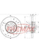 Fremax Brake Disc Front Each Bmw X5 To 8/2000 BD-6045 Fremax - Micks Gone Bush