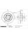 Fremax Brake Disc Rear Pair BD-6068 Fremax - Micks Gone Bush