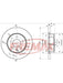Fremax Brake Disc Front Pair BD-6380 Fremax - Micks Gone Bush