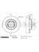 Fremax Brake Disc Rear Pair Volkswagen Amarok 4Motion BD-6385 Fremax - Micks Gone Bush