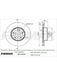 Fremax Brake Disc Front Pair Mercedes C200 W205 BD-6484 Fremax - Micks Gone Bush