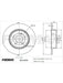 Fremax Brake Disc Rear Pair BD-6486 Fremax - Micks Gone Bush