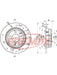 Fremax Brake Disc Rear Pair Bmw E34. 518 520 525 530 535 BD-6668 Fremax - Micks Gone Bush