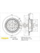 Fremax Brake Disc Rear Pair BD-7356 Fremax - Micks Gone Bush
