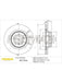 Fremax Brake Disc Front Each BD-7366 Fremax - Micks Gone Bush