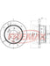 Fremax Brake Disc Rear Pair BD-8411 Fremax - Micks Gone Bush