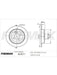 Fremax Brake Disc Rear Pair Mini R50 Cooper, One BD-8571 Fremax - Micks Gone Bush