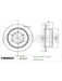 Fremax Brake Disc Rear Pair BD-8797 Fremax - Micks Gone Bush