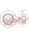 Fremax Brake Disc Rear Pair Bmw E36. 318I 318Is 320I 325I BD-8936 Fremax - Micks Gone Bush