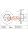 Fremax Brake Disc Front Each BD-9044 Fremax - Micks Gone Bush