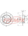 Fremax Brake Disc Rear Pair BD-9108 Fremax - Micks Gone Bush