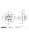 Fremax Brake Disc Rear Pair BD-9112 Fremax - Micks Gone Bush