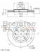 Bremtec Euro-Line Disc Brake Rotor (Pair) 266mm BDR10110EL Discs Bremtec - Micks Gone Bush